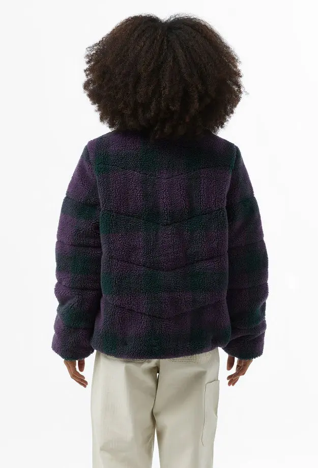 Vans Foundry Plaid High Pile Puff Kadın Renkli Ceket