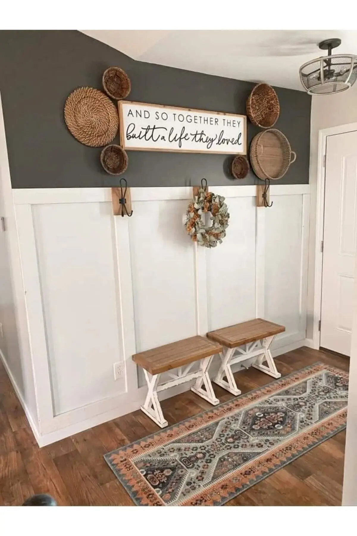 Iskandinav Duvar Çıtası 1 Paket (5 ADET) 8×100 Cm Mdf Duvar Çıtası