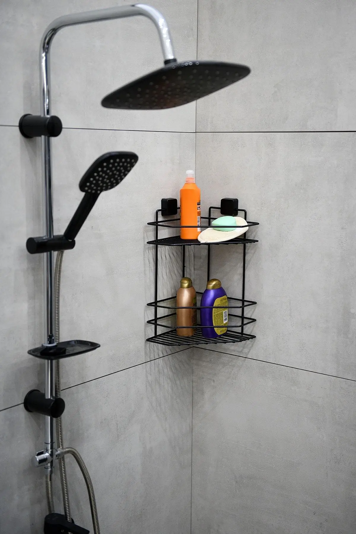 Ömür Boyu Paslanmaz Yapışkanlı Banyo Köşeliği