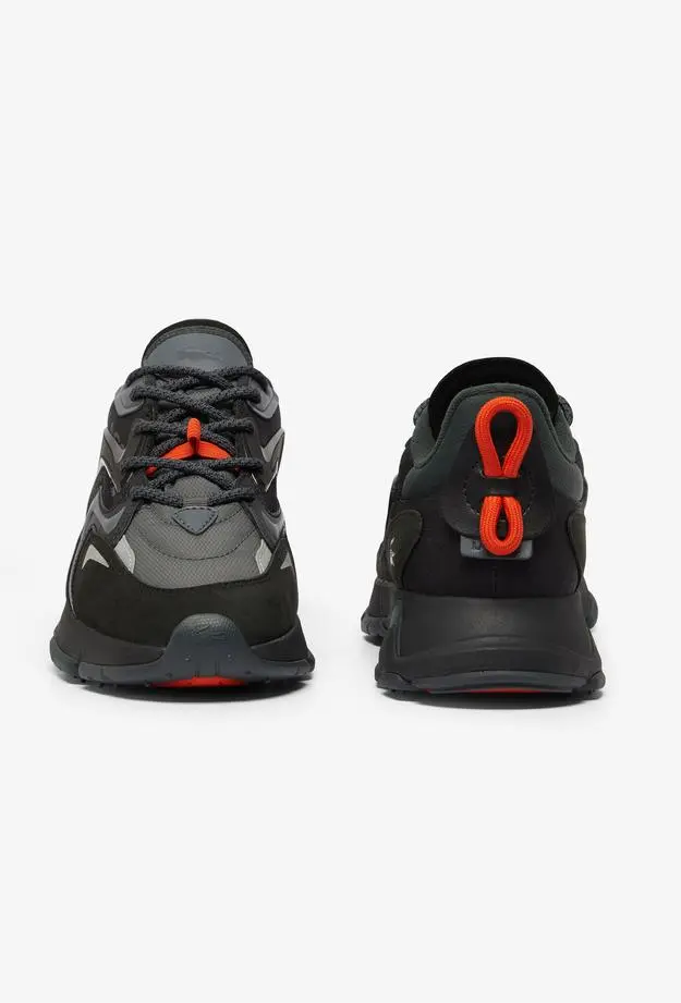 Lacoste L003 Neo Tech Erkek Siyah/Turuncu Spor Ayakkabı