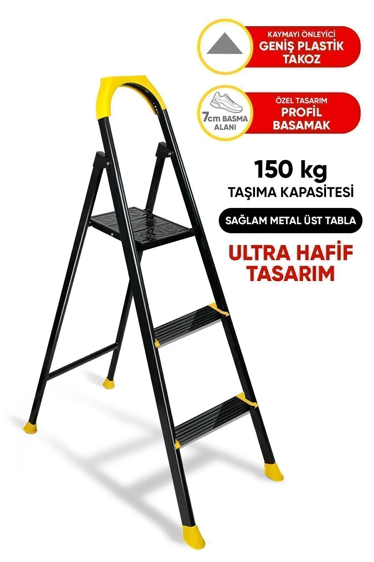 Hardy 2 1 Basamaklı Özel Tasarım Hafif Merdiven Tyc00573701866