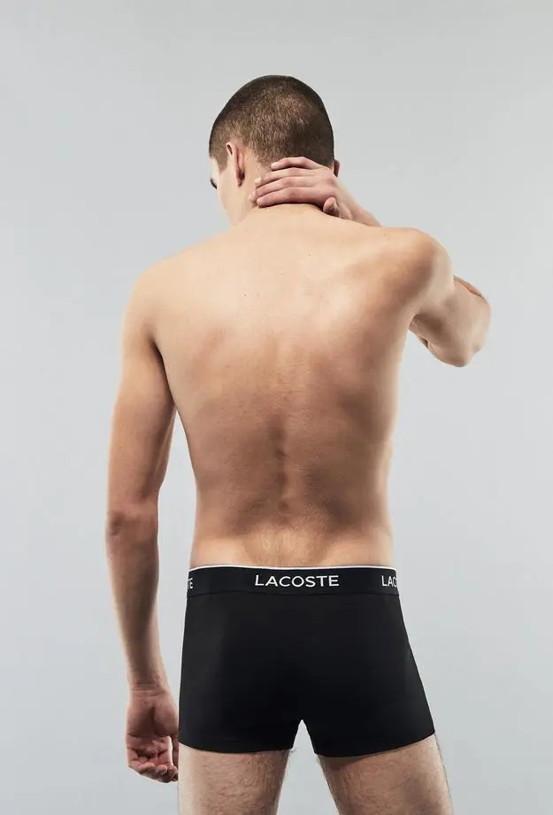 Lacoste Erkek 3'lü Renkli Boxer