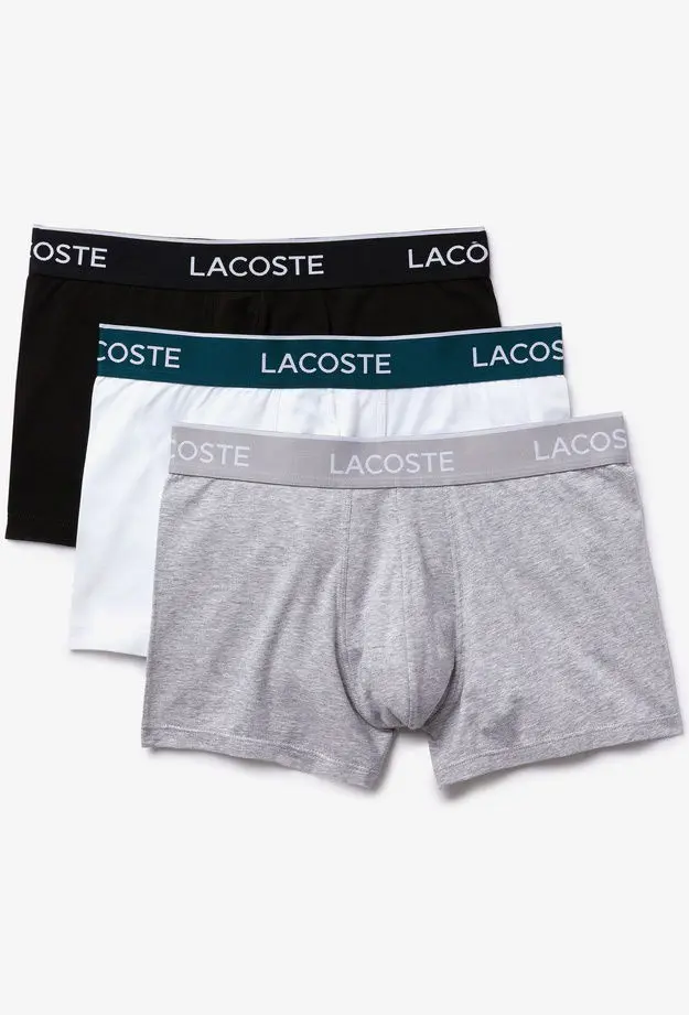 Lacoste Erkek 3'lü Renkli Boxer