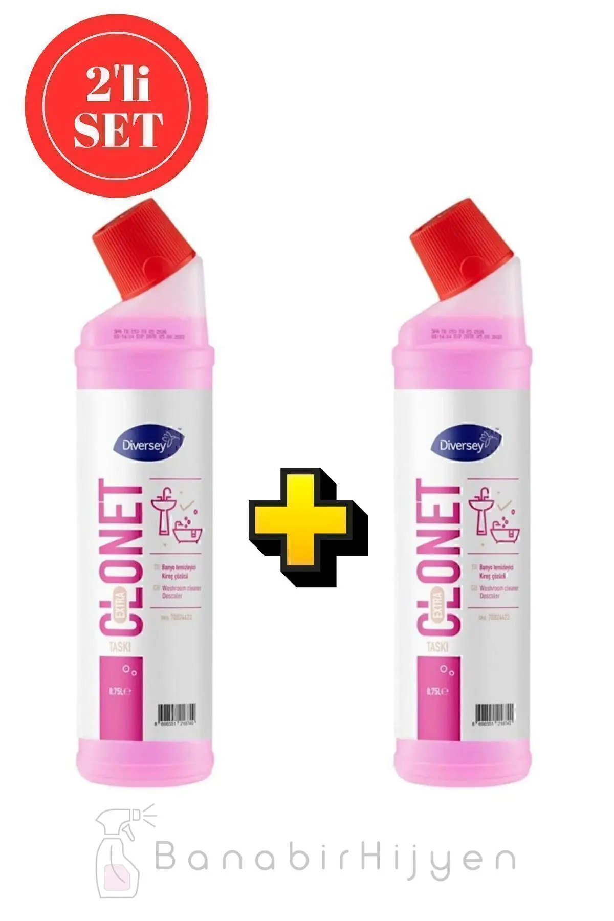 Diversey Taski Clonet Extra 750 ml 2 Adet