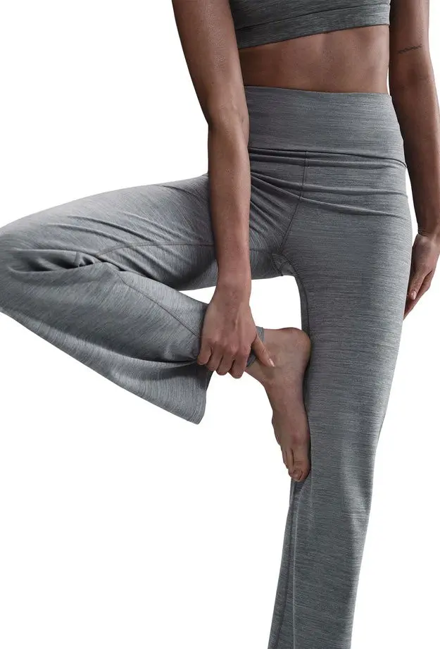 Nike One Dri-Fit Heritage Kadın Gri Eşofman Altı