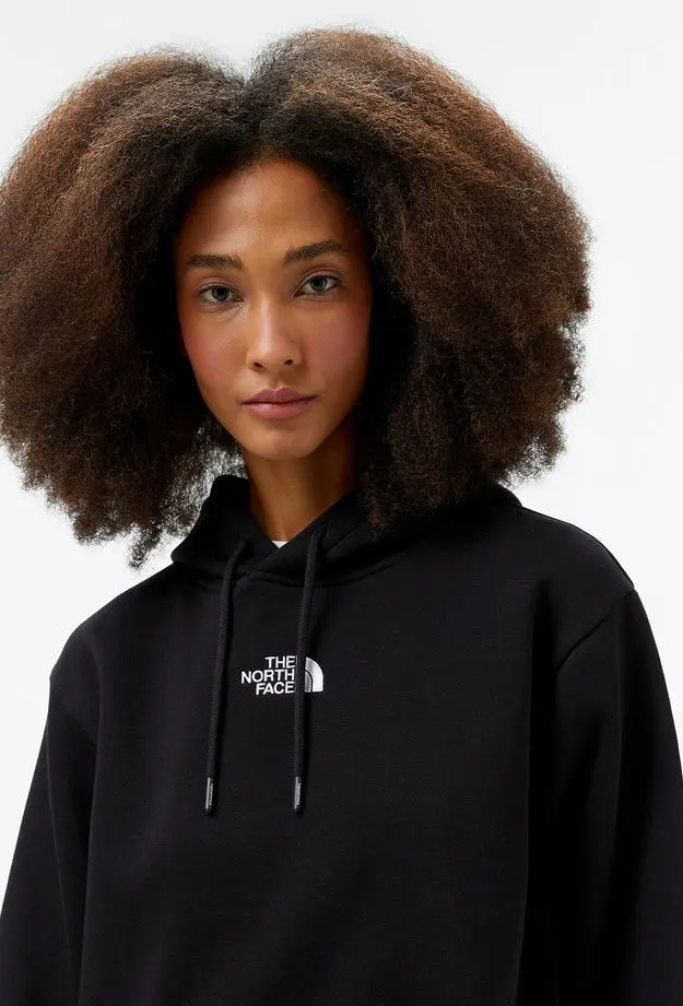 The North Face Essential Crop Kadın Siyah Sweatshirt