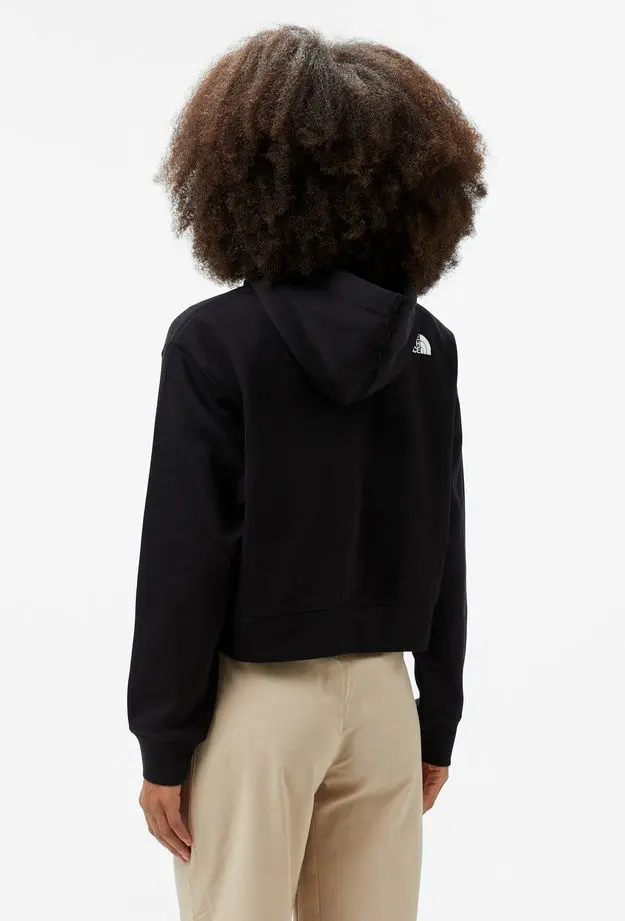 The North Face Essential Crop Kadın Siyah Sweatshirt