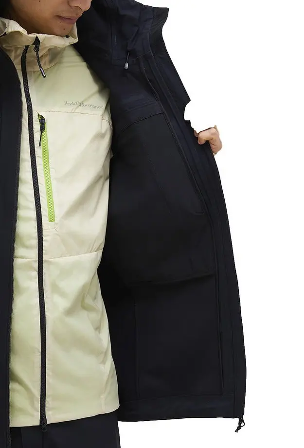 Peak Performance Ascent Softshell Pants Erkek Siyah Kayak Ceketi