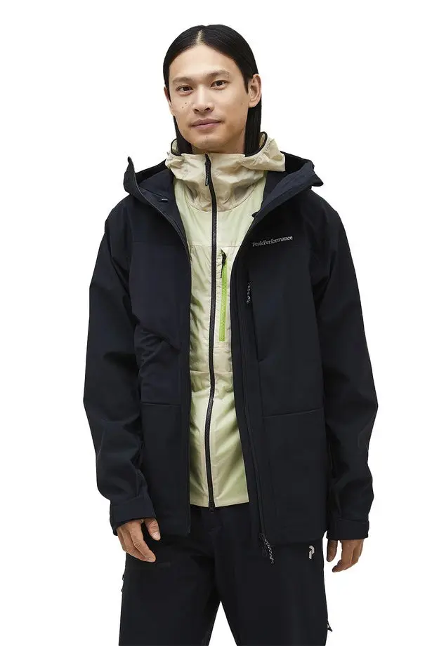 Peak Perfomance Peak Performance Ascent Softshell Pants Erkek Siyah Kayak Ceketi