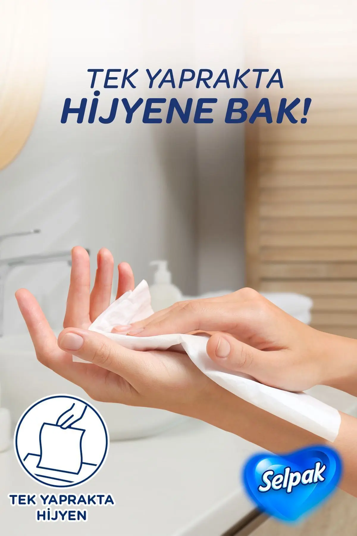 ® El Ve Yüz Havlusu 5'li 400 Yaprak