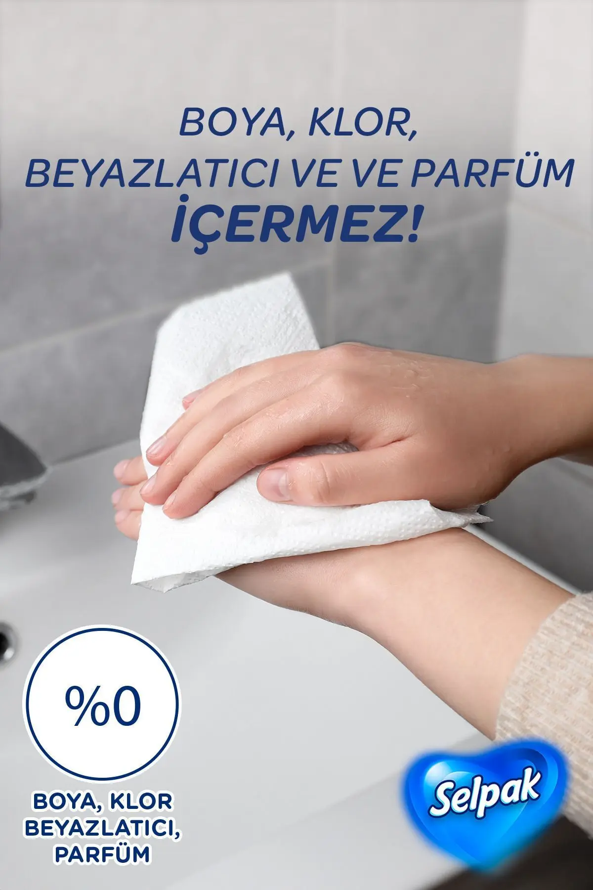 ® El Ve Yüz Havlusu 5'li 400 Yaprak