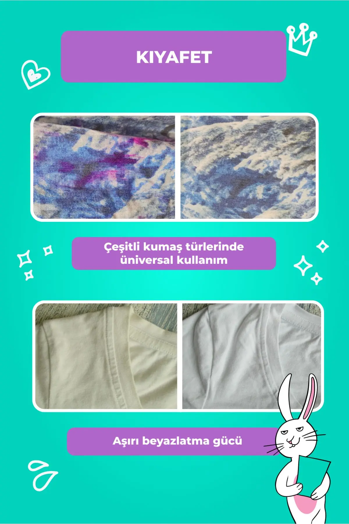 Çamaşır Ve Yüzey Için Çok Amaçlı Oksijenli Toz Leke Çıkarıcı ve beyazlatıcı 800 gr