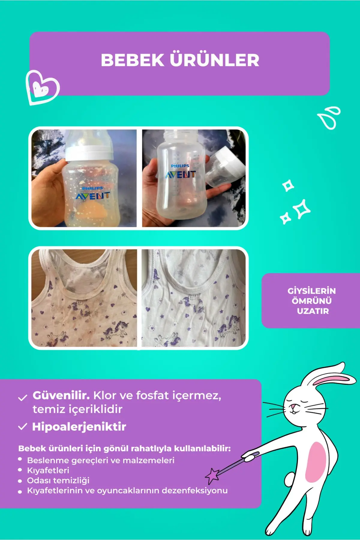 Çamaşır Ve Yüzey Için Çok Amaçlı Oksijenli Toz Leke Çıkarıcı ve beyazlatıcı 800 gr