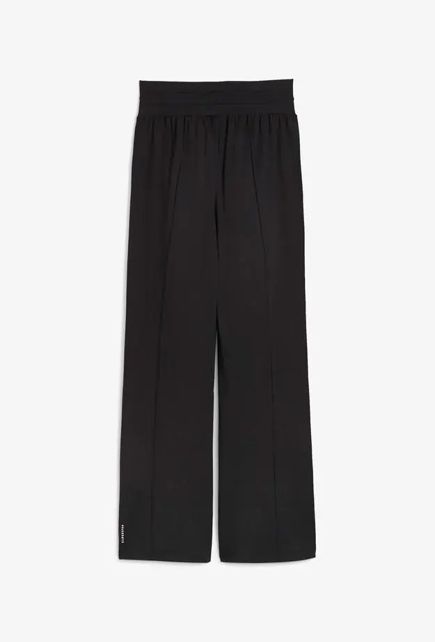 Puma Cloudspun Wide Leg Kadın Siyah Eşofman Altı