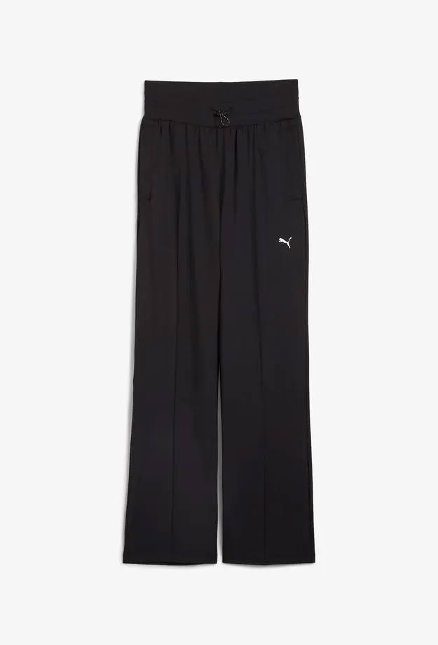 Puma Cloudspun Wide Leg Kadın Siyah Eşofman Altı
