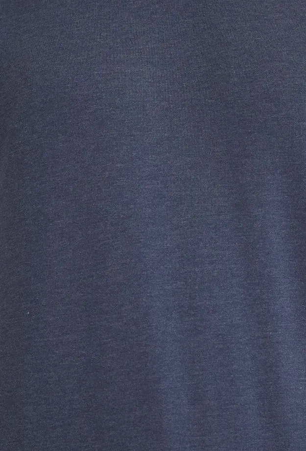 Mavi Stretch V Yaka Mavi Basic Tişört Fitted / Vücuda Oturan Kesim 061748-18790