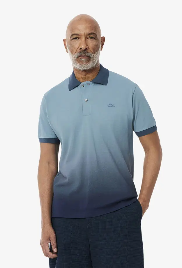 Lacoste Lacoste Erkek Classic Fit Renk Bloklu Lacivert Polo