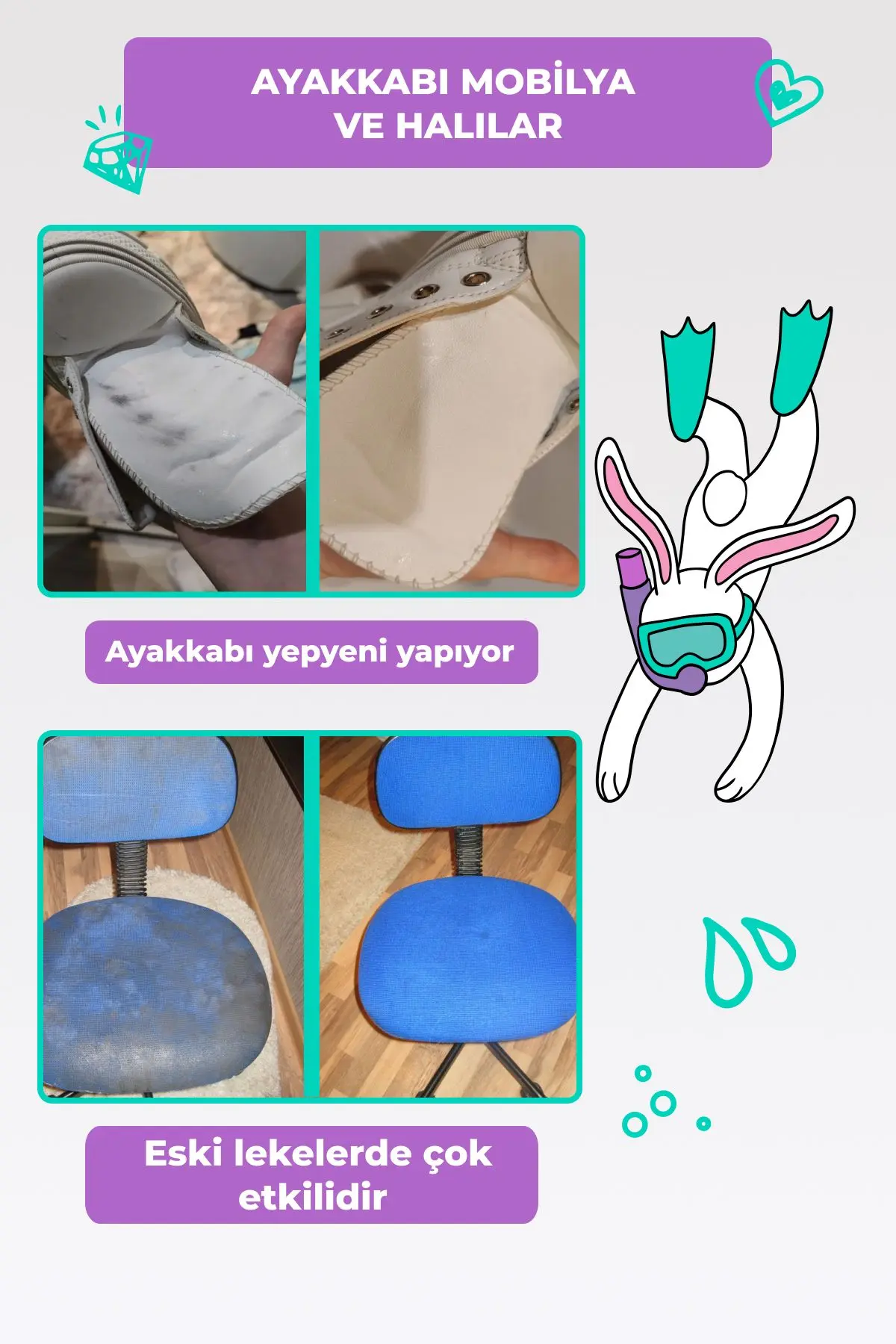 Çamaşır Ve Yüzey Için Çok Amaçlı Oksijenli Toz Leke Çıkarıcı ve beyazlatıcı 2'li Paket 2 X 800 gr