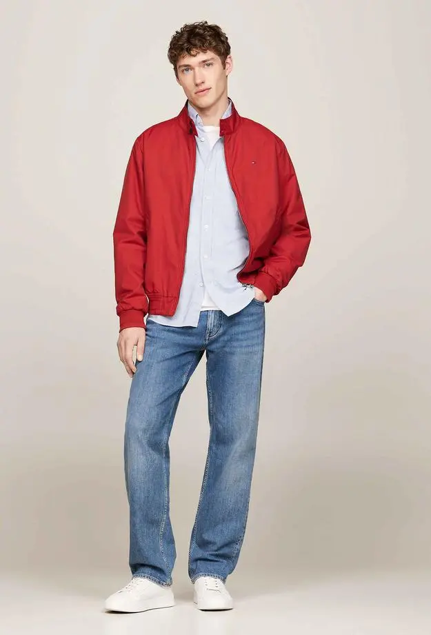 Tommy Hilfiger Erkek Kırmızı Mont