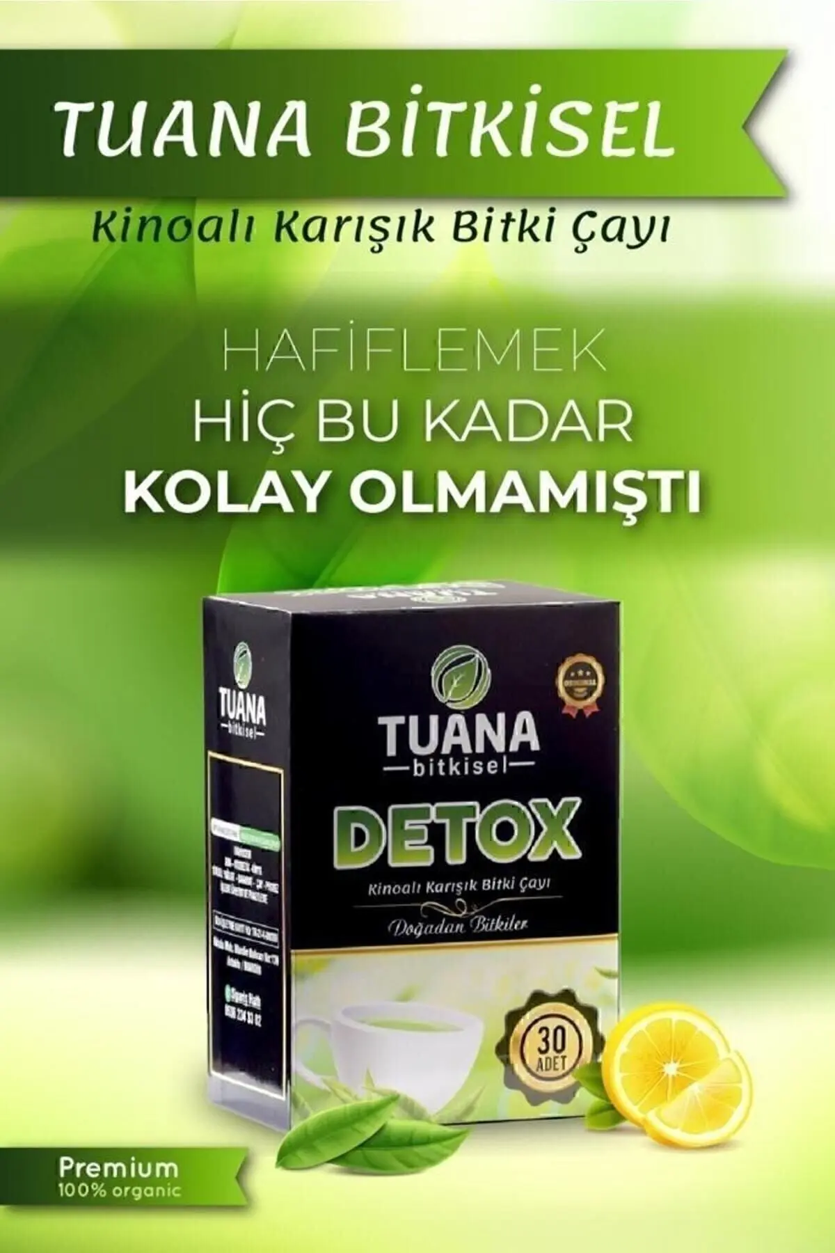 Zayıflama Yardımcı Bitkisel Karışımlı Detox Form Çayı
