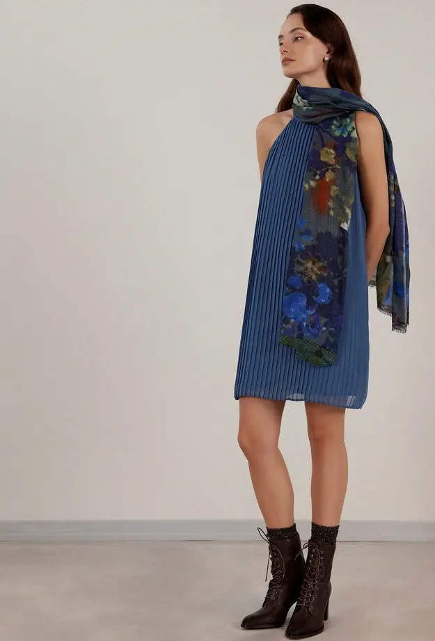 YARGICI Halter Yaka Elbise