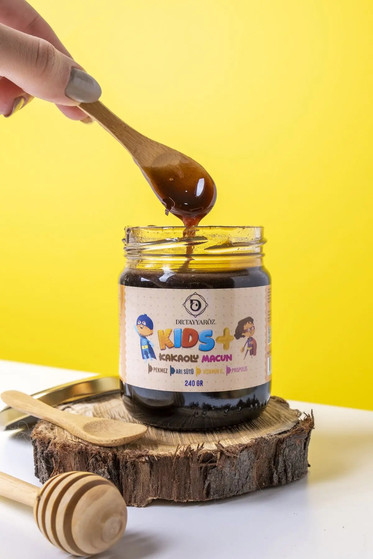 Çocuk Macunu -kakao Propolis Pekmez Arı Sütü Bal Ve Vitamin