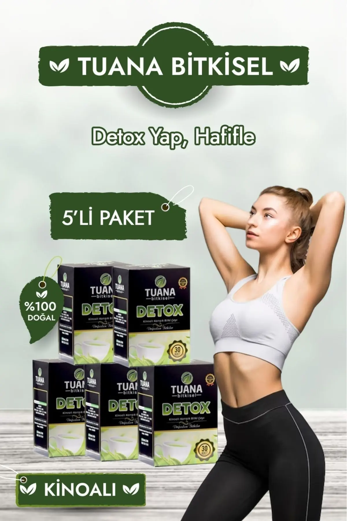 Zayıflama Yardımcı Bitkisel Karışımlı Detox Form Çayı 5li Set