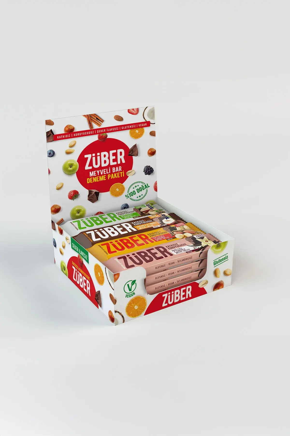 Züber Meyve Bar Deneme Paketi 40g X 12 Adet