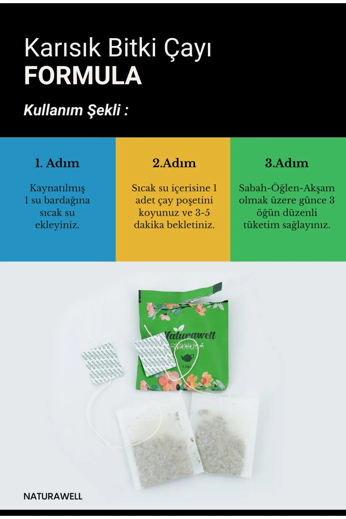 Formula Yoğun Yeşil Çaylı Kinoa Çayı