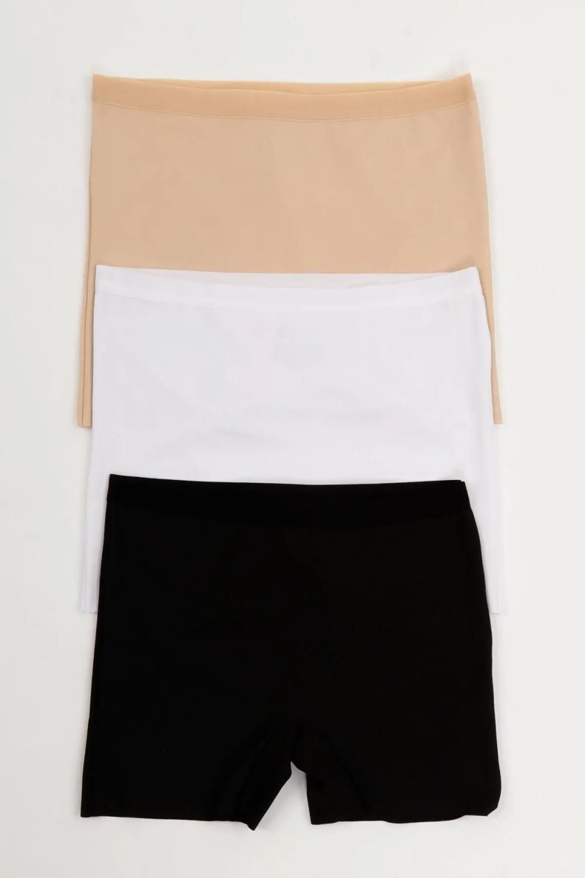 Nicoletta Kadın Lazer Kesim Dikişsiz Kadın Boxer Külot 3 Lü Paket Yüksek Bel Mıxcolor