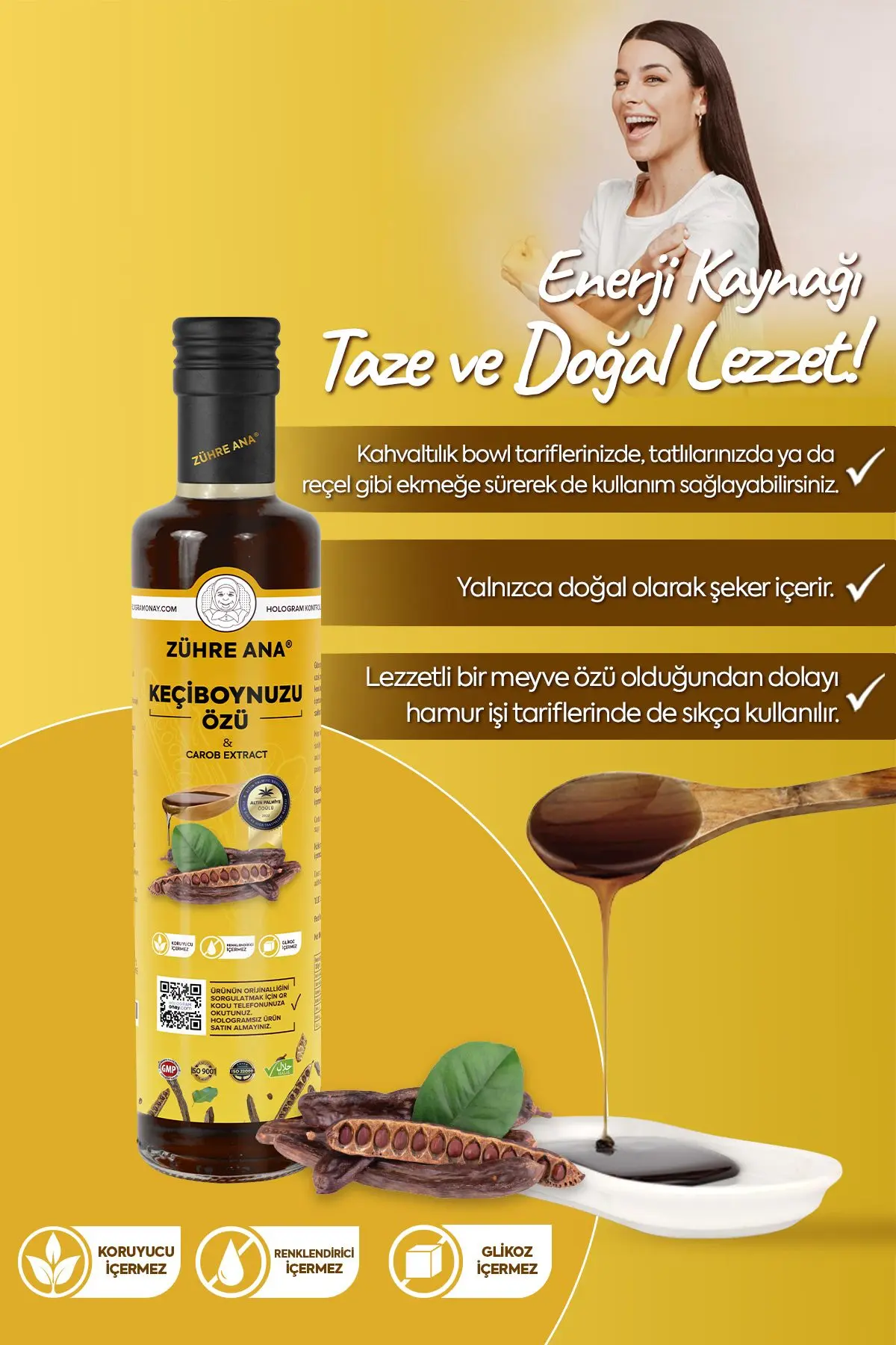Keçiboynuzu Özü 350 Gr