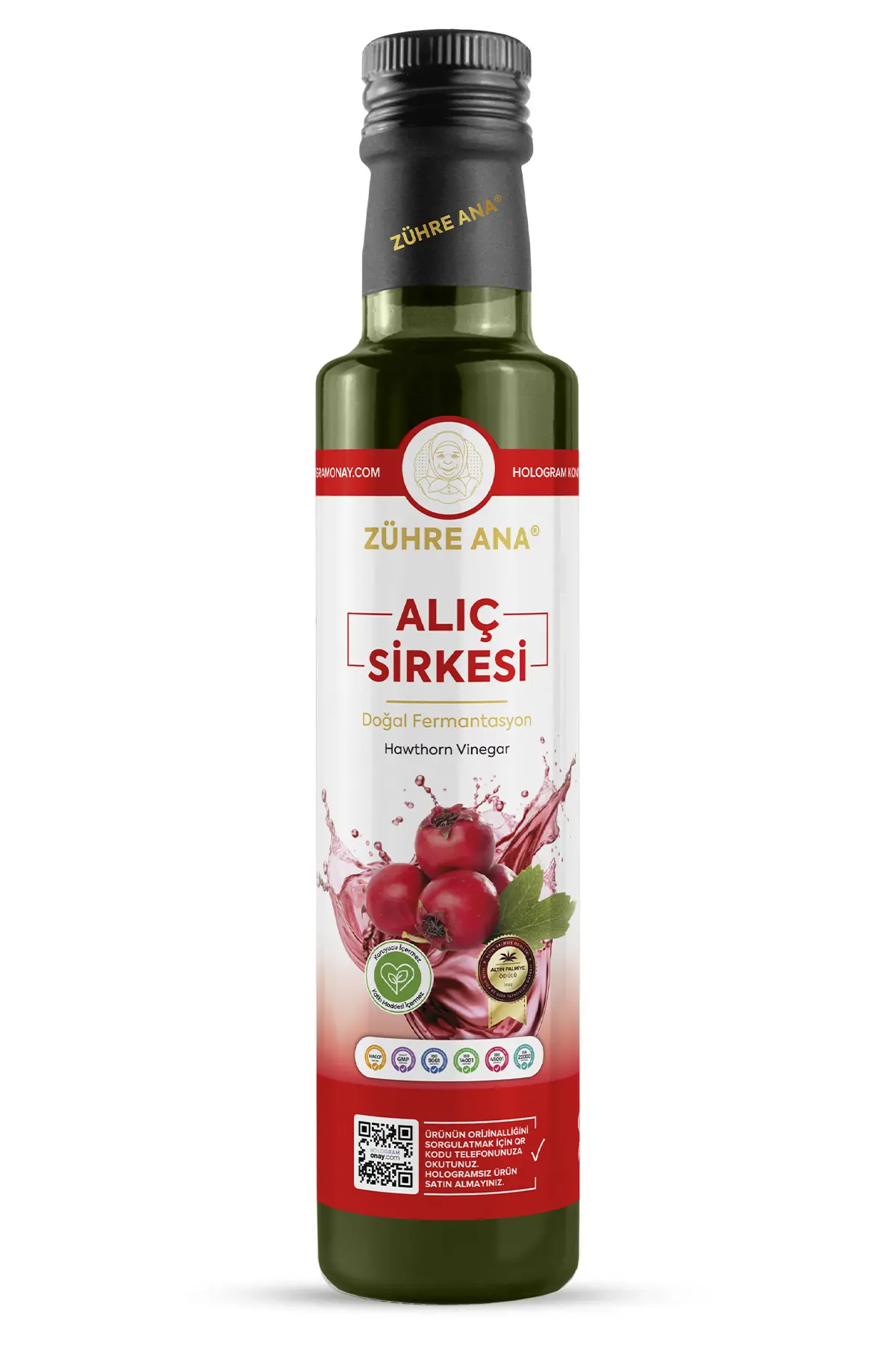 Zühre Ana Alıç Sirkesi Doğal Fermantasyon Hawthorn Vinegar 500 Ml
