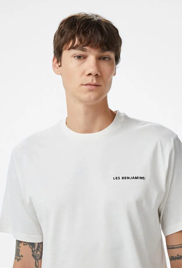 Les Benjamins Erkek Beyaz T-Shirt