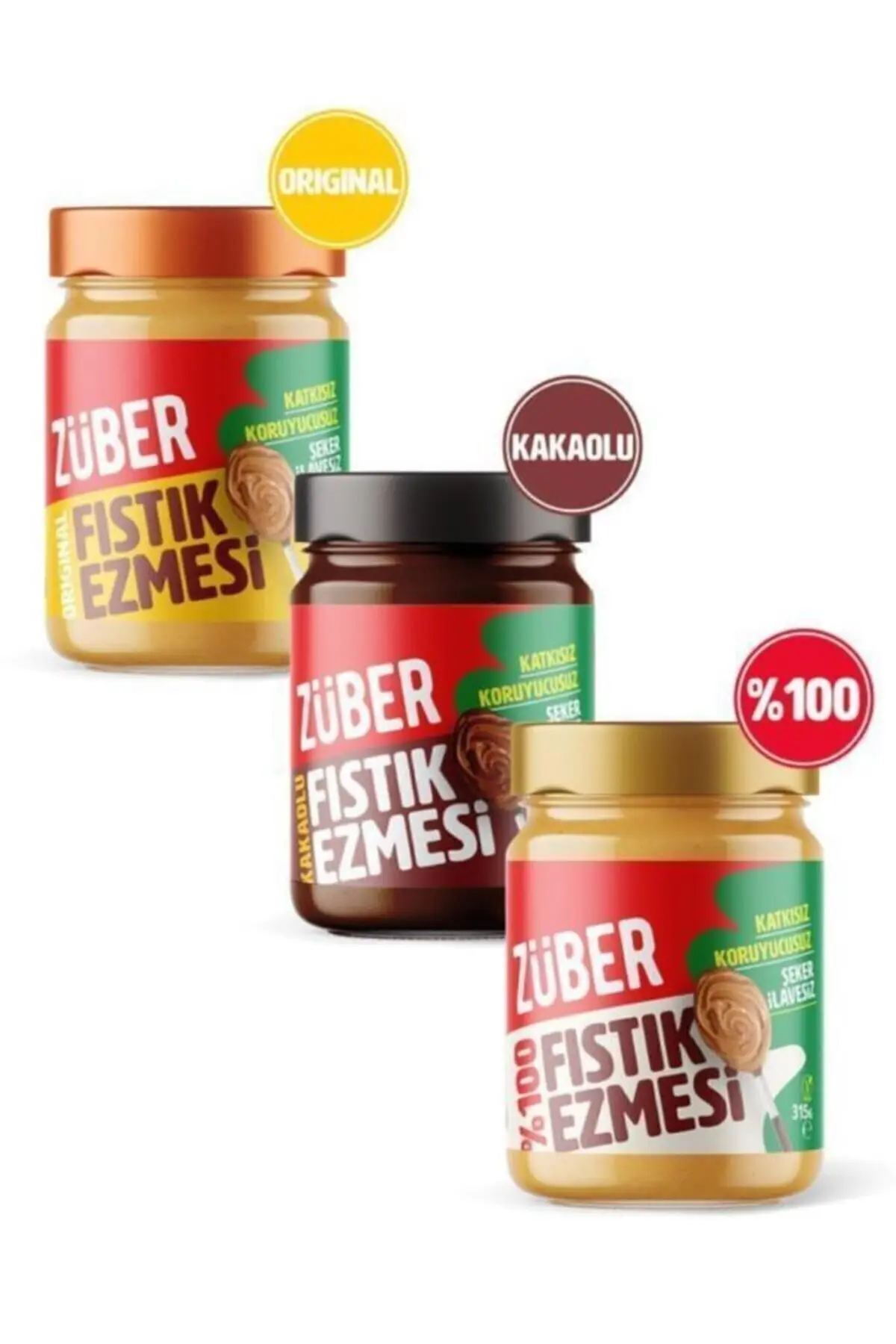 Fıstık Ezmesi Deneme Paketi 3 Adet X 315 gr