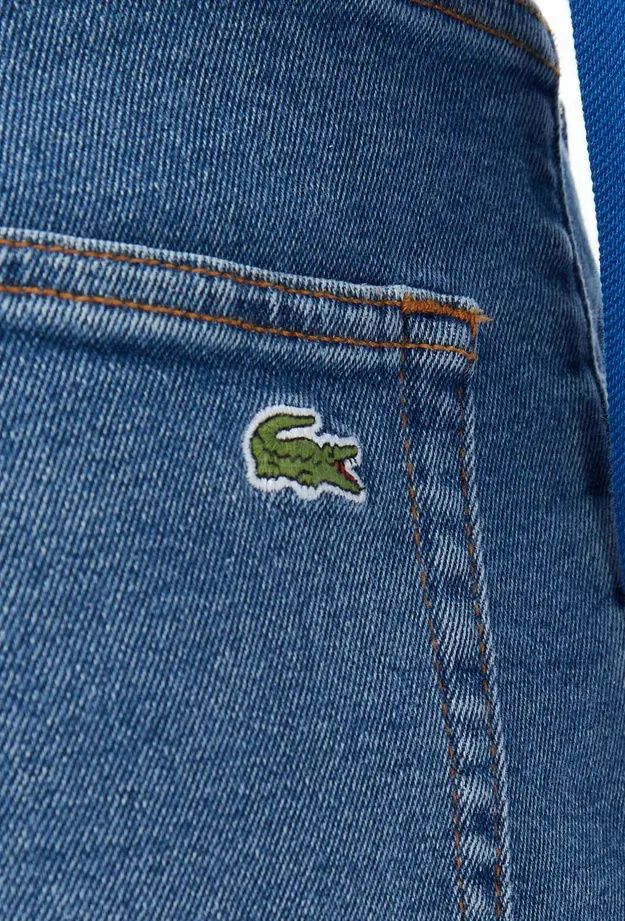 Lacoste Erkek Regular Fit Mavi Jean Pantolon