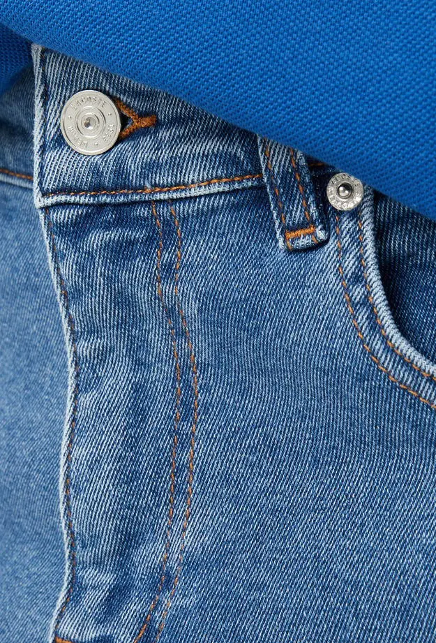 Lacoste Erkek Regular Fit Mavi Jean Pantolon