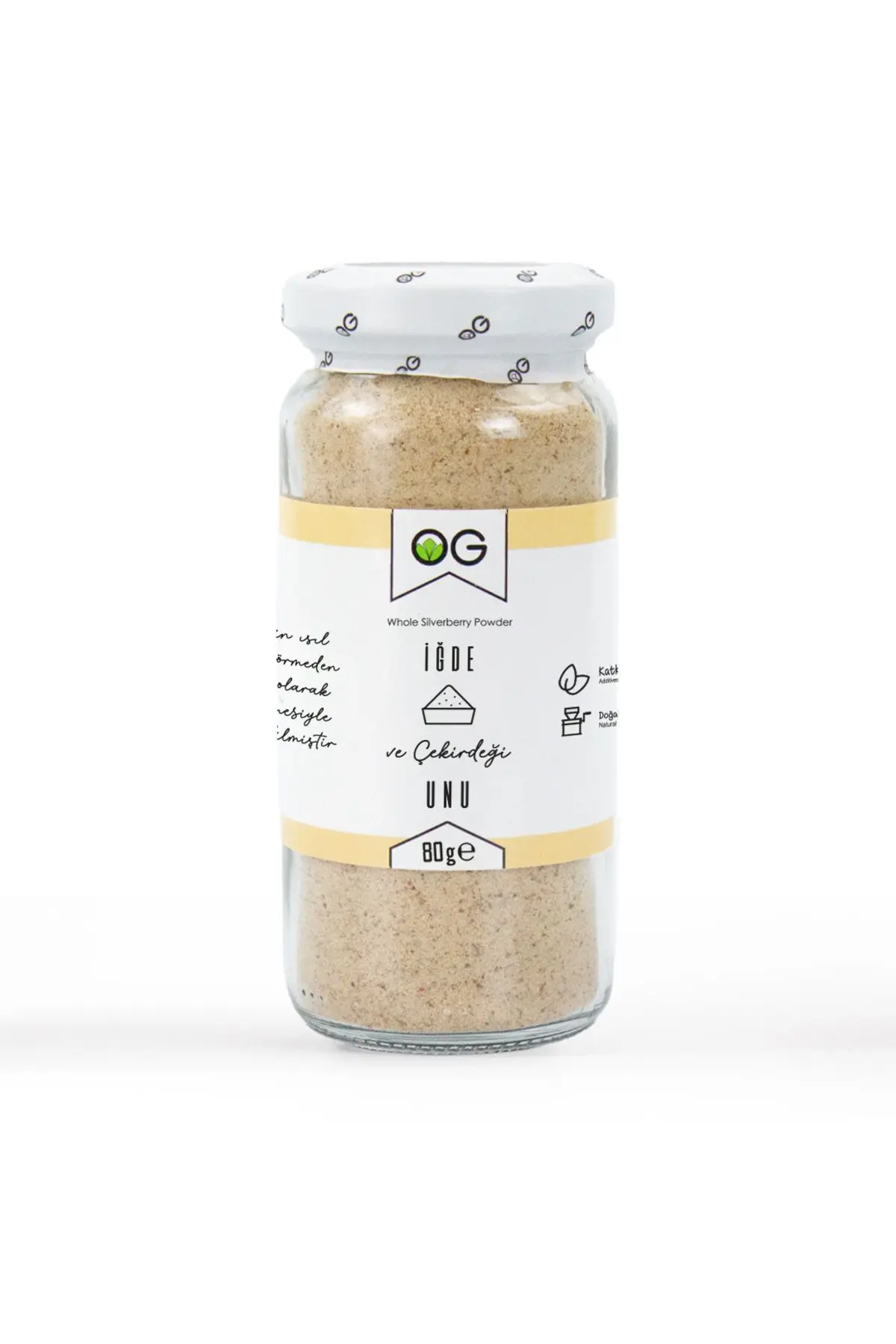 OG natural İğde ve Çekirdeği Unu 80 Gr