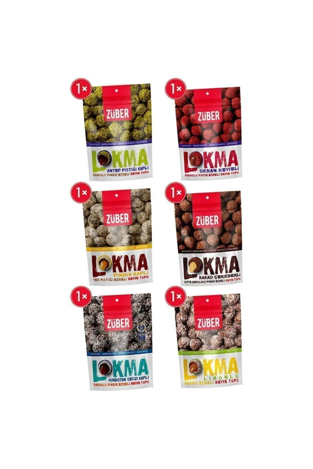 Züber Lokma Deneme Paketi 96g X 6 Adet