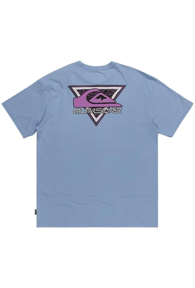 Quiksilver Take Us Back Logo Erkek Mavi Tişört
