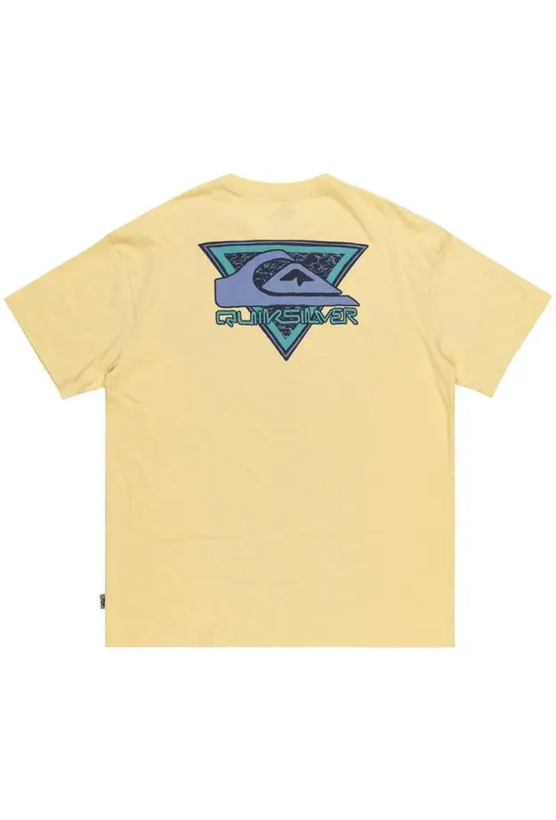 Quiksilver Take Us Back Logo Erkek Sarı Tişört