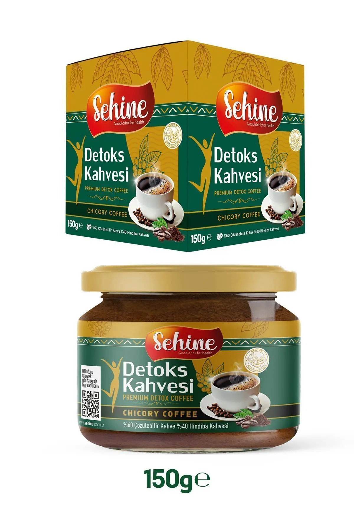 Detox Hindiba Kahvesi, Zayıflama, Kilo Vermeye Yardımcı, Diyet Form Kahve (60 KULLANIM) 150gr