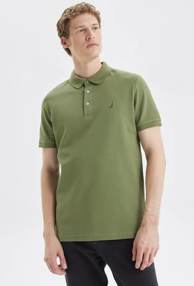 Nautica Nautica Erkek Yeşil Slim Fit Kısa Kollu Polo