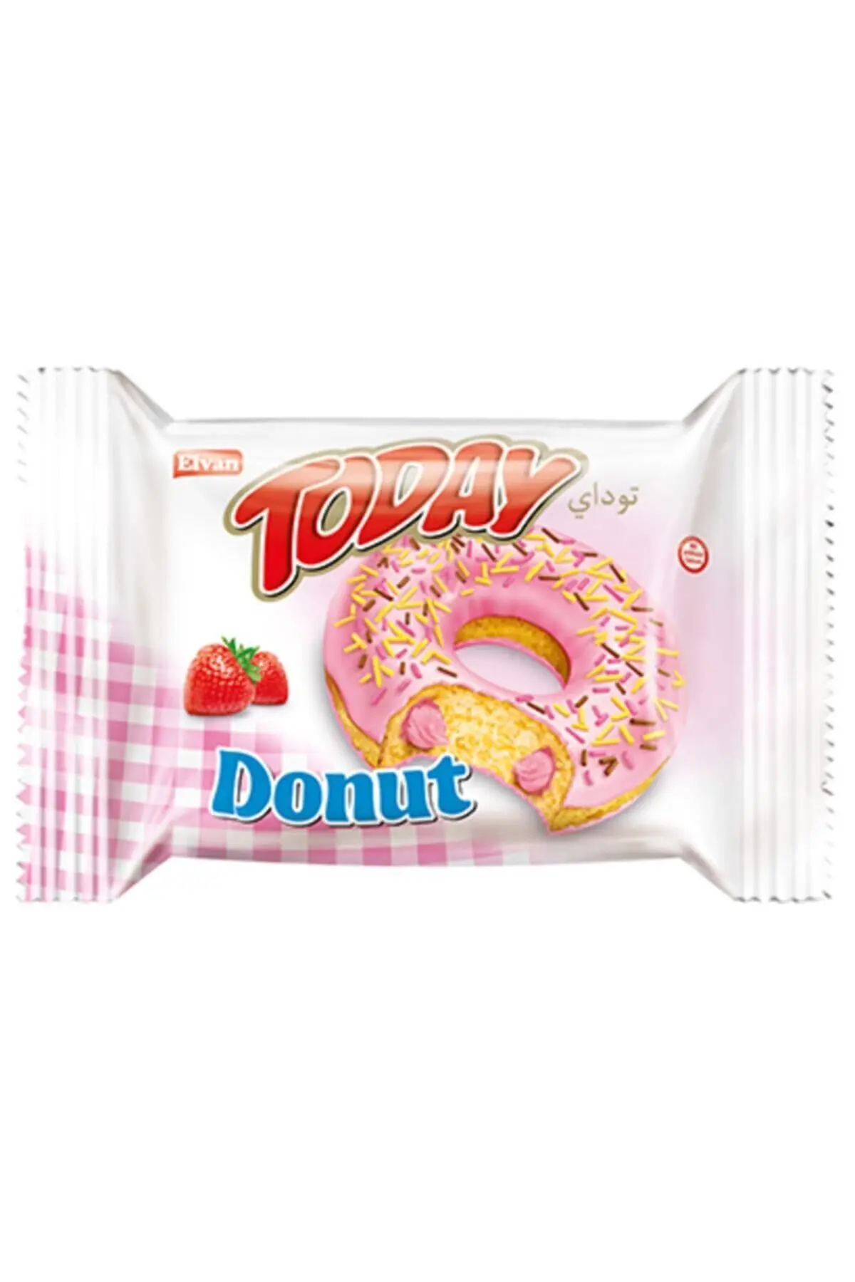 Today Donut Çilekli 35 gr 24 Adet (1 Kutu)