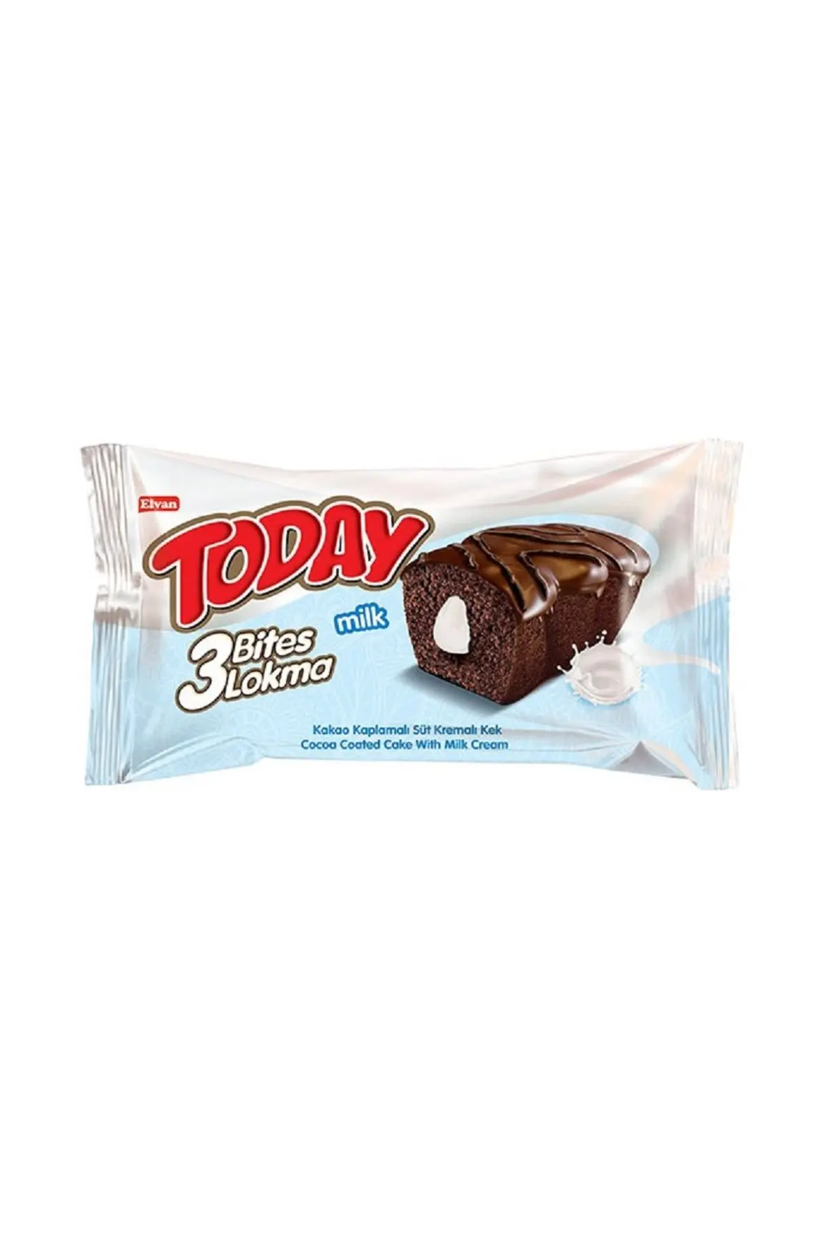 Today 3 Bites Sütlü Kek 40 Gr. 24 Adet (1 Kutu)