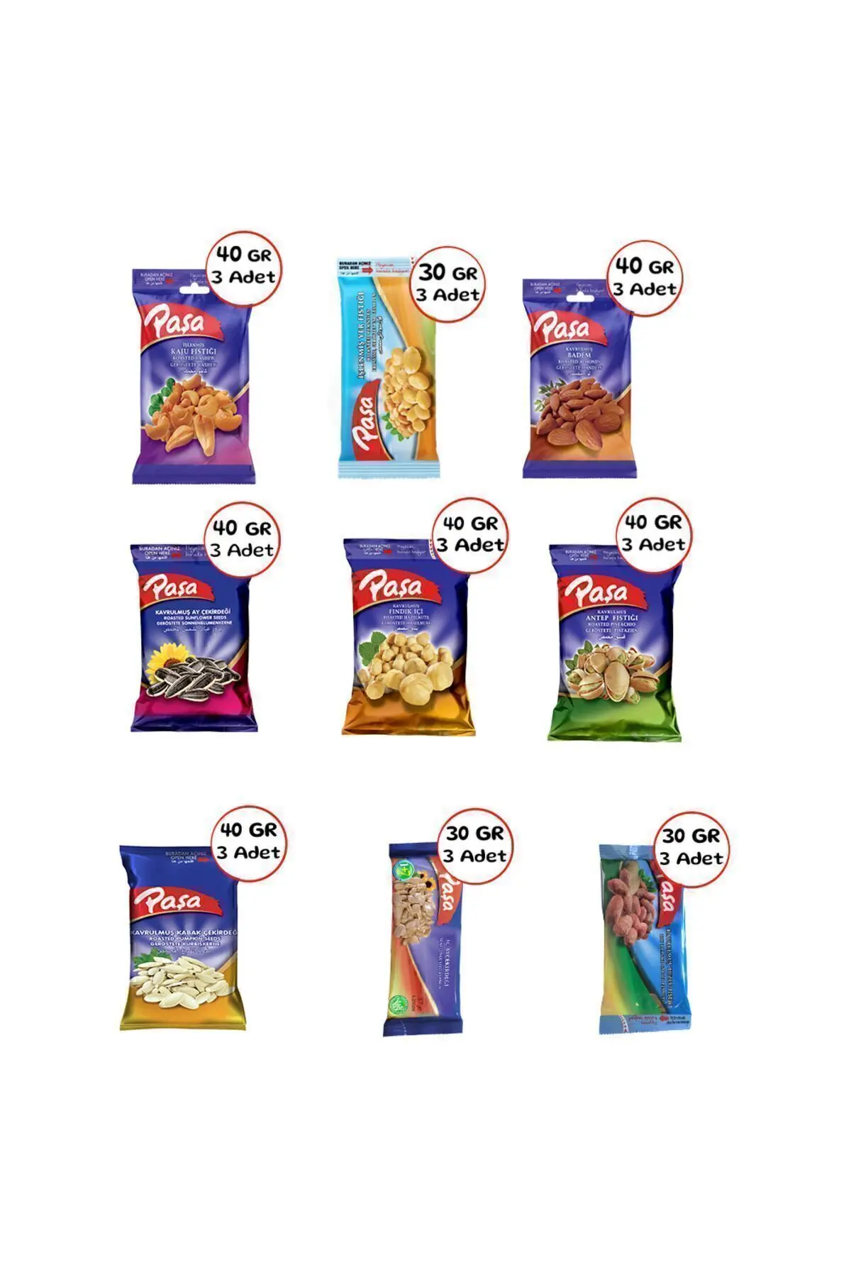 Lezzeti Keşfet Lüx Paket 990 gr - 27 Paket (NATUREL 1. KALİTE)