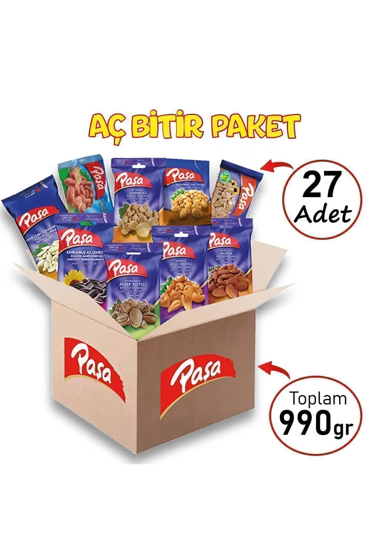 Lezzeti Keşfet Lüx Paket 990 gr - 27 Paket (NATUREL 1. KALİTE)