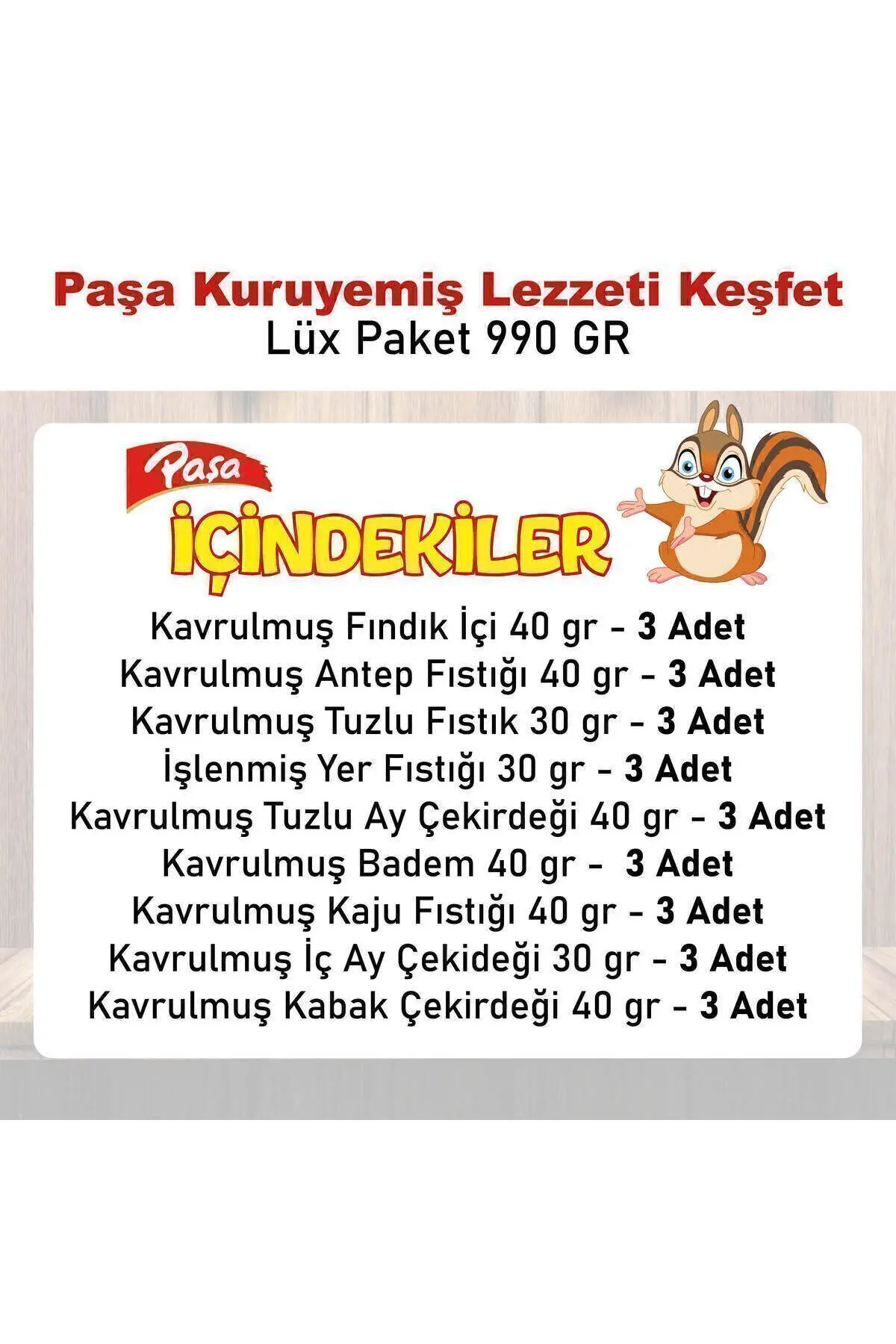 Lezzeti Keşfet Lüx Paket 990 gr - 27 Paket (NATUREL 1. KALİTE)