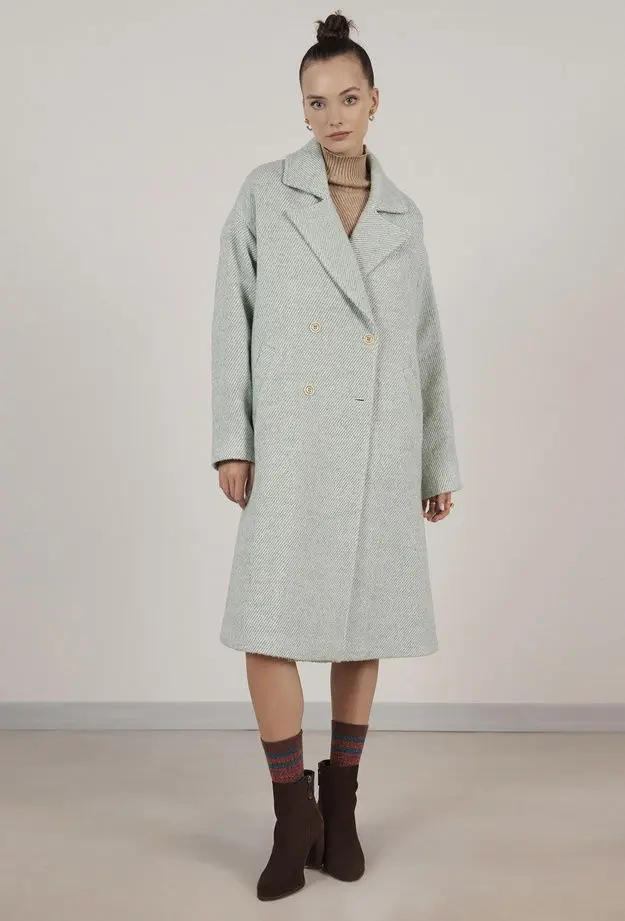 Yargıcı YARGICI Yırtmaç Detaylı Palto