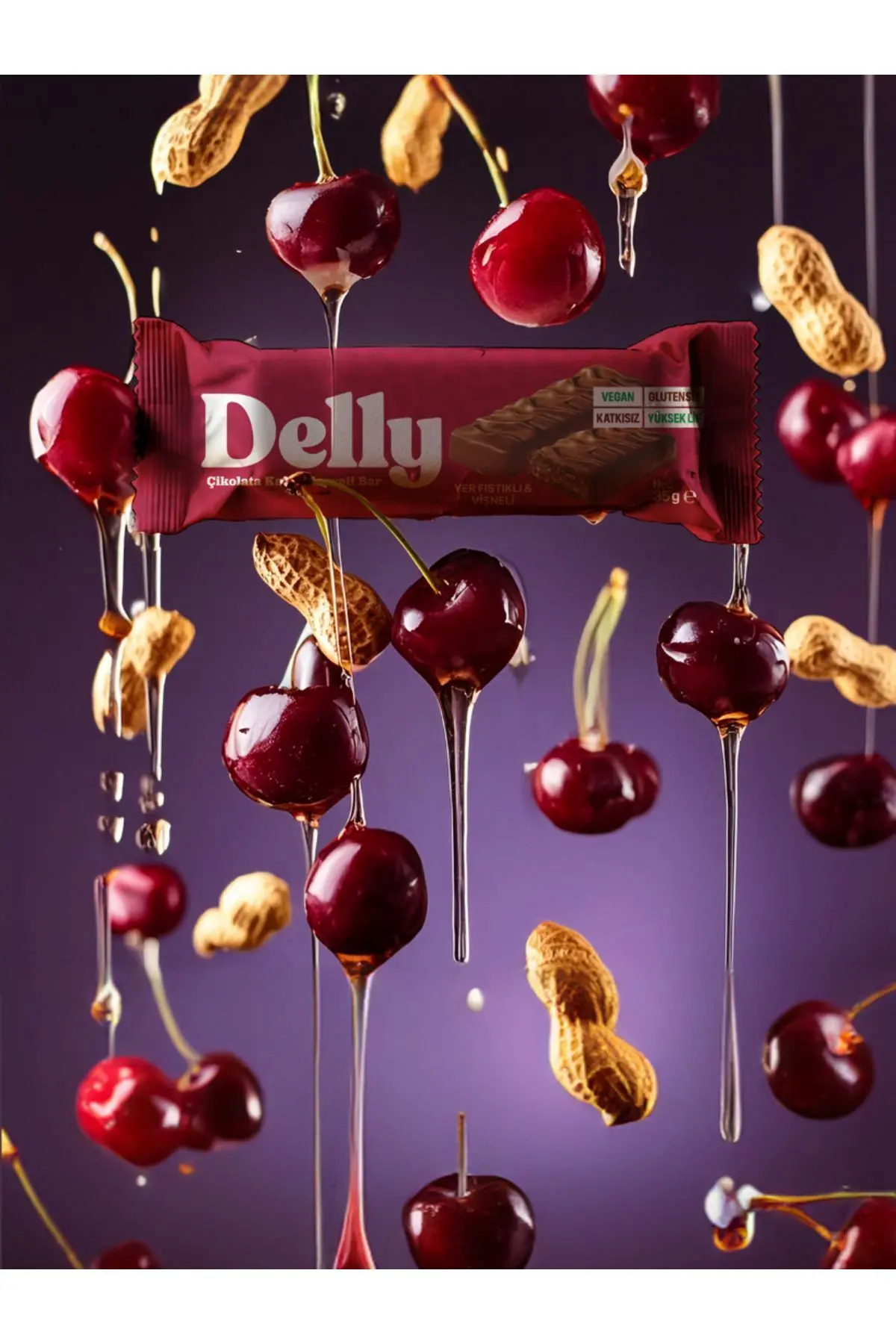 Çikolata Kaplı - Vegan Meyveli Bar - Karışık Kutu 35g X 12 Adet