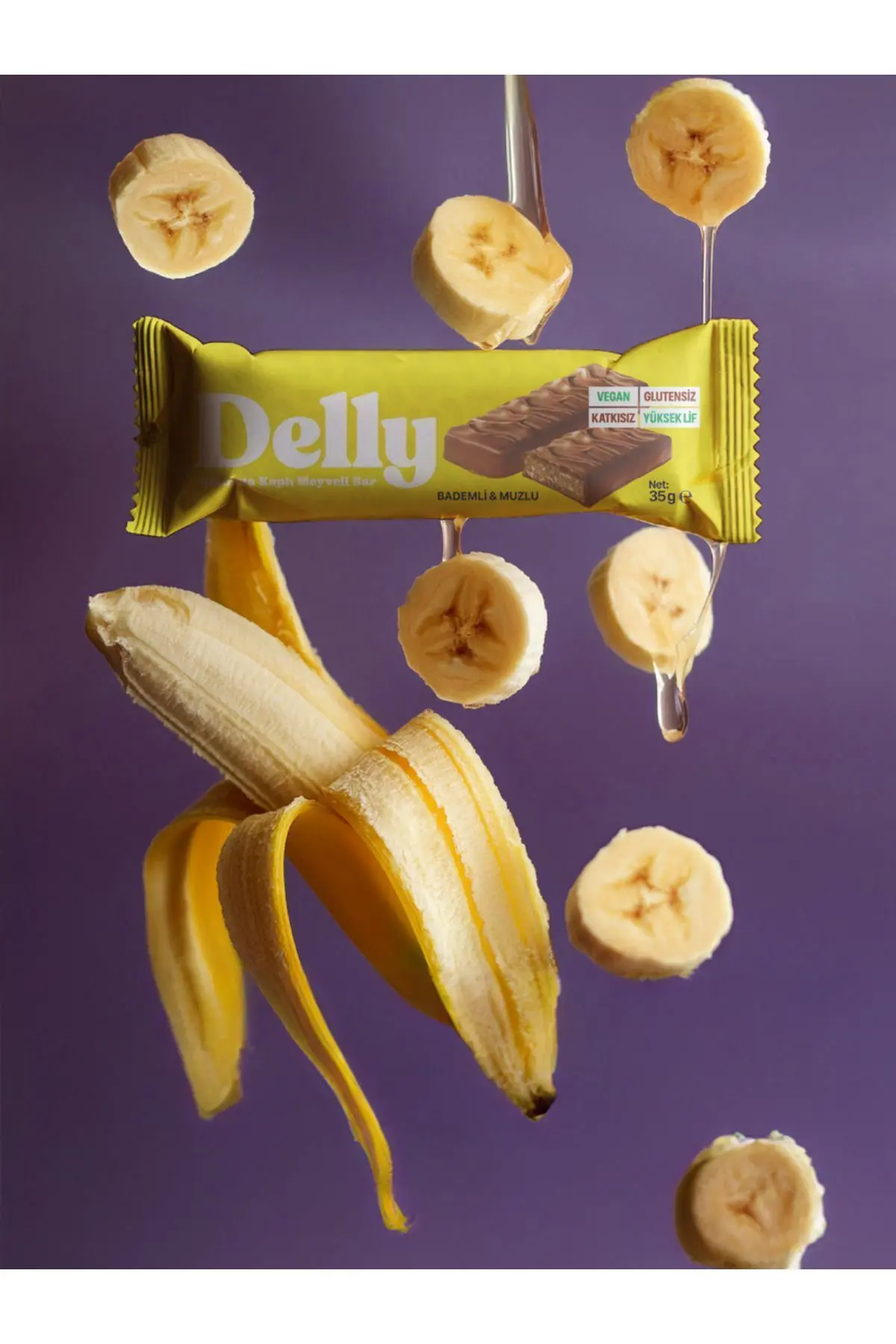 Çikolata Kaplı - Vegan Meyveli Bar - Karışık Kutu 35g X 12 Adet